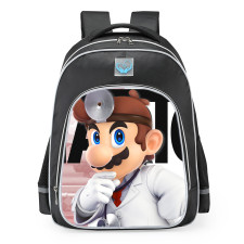 Super Smash Bros Ultimate Dr. Mario School Backpack