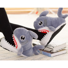 Big Shark Eating Feet Slippers