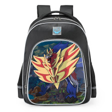 Pokemon Sword And Shield Zamazenta School Backpack