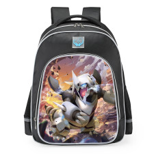 Pokemon Primal Clash Mega Aggron School Backpack
