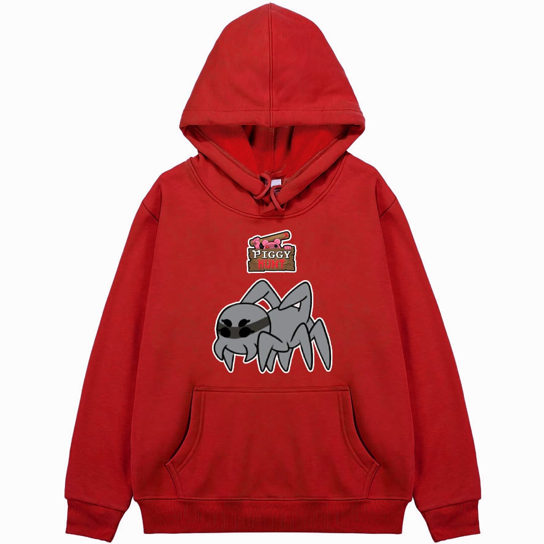 Roblox Piggy Spidella Piggy Hoodie Hooded Sweatshirt Sweater Jacket - Spidella Piggy Cartoon Art