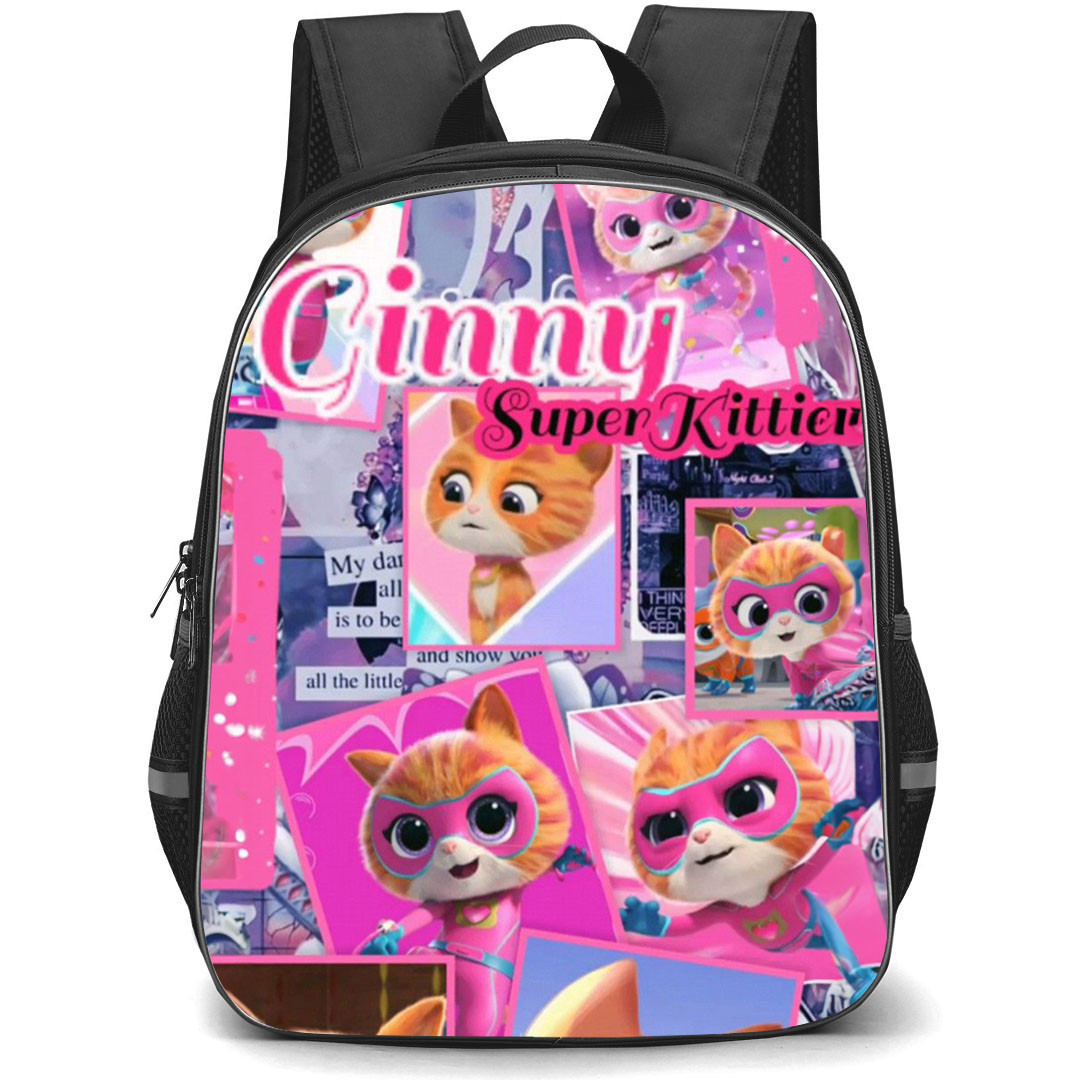 SuperKitties Ginny Backpack StudentPack Ginny Collage Shirt Chic