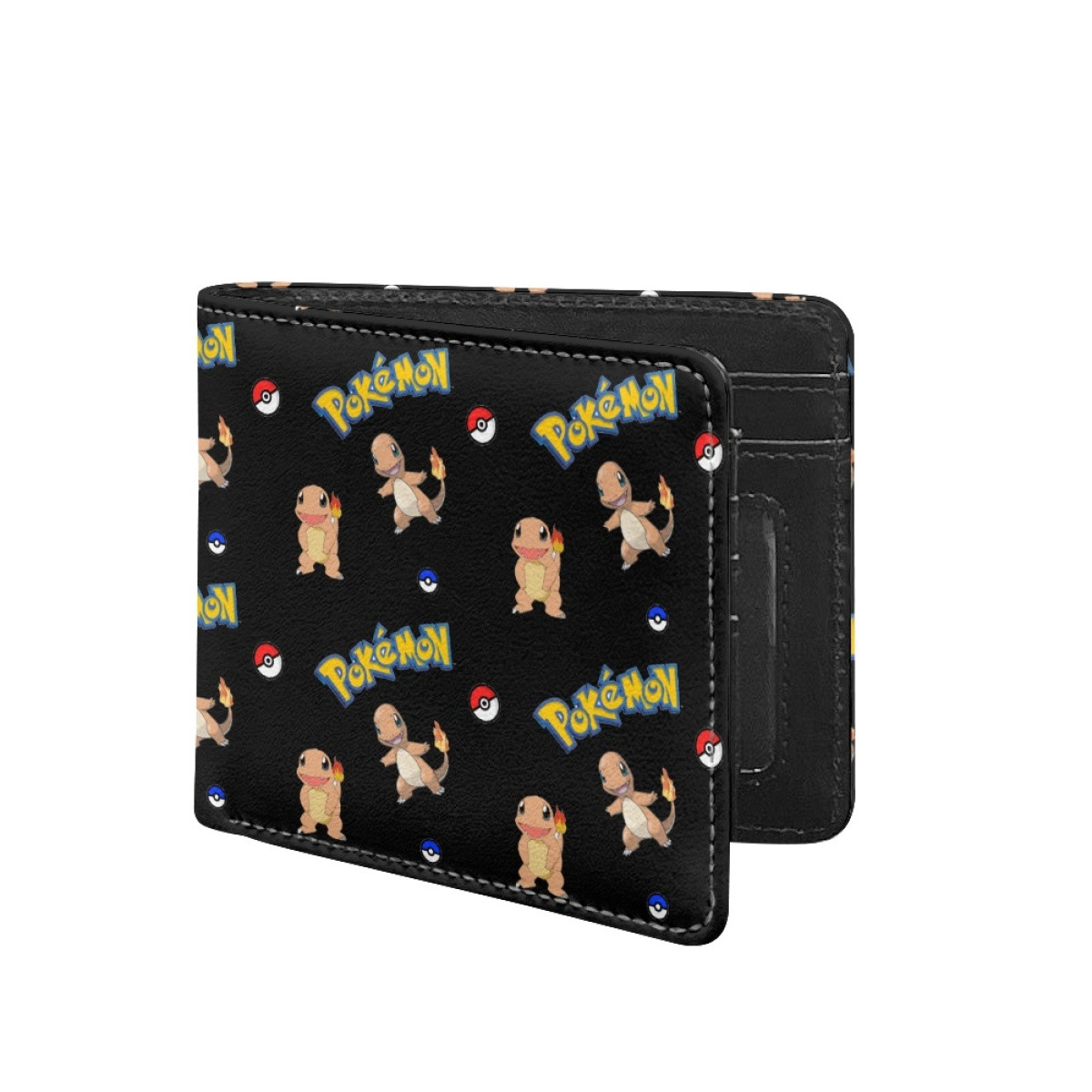 Pokemon Charmander Bifold Wallet - Charmander Character Series Art