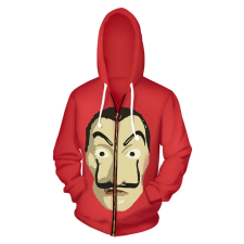 La Casa De Papel Money Heist Red Hoodie
