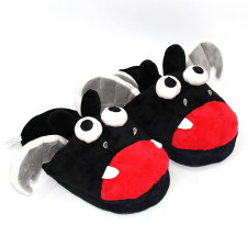 Black Bat Slippers