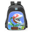 Super Smash Bros Ultimate Piranha Plant School Backpack