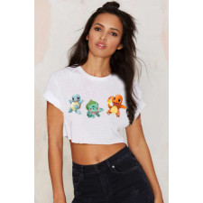 Sexy Pokemon Small Tee T-Shirt Multi Characters