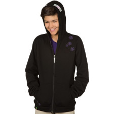JINX Minecraft Big Boys Enderman Zip-Up Hoodie