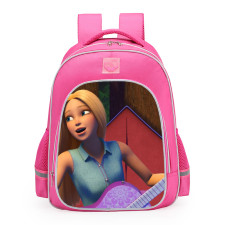 Barbie It Takes Two Barbie Playing Guiter School Backpack