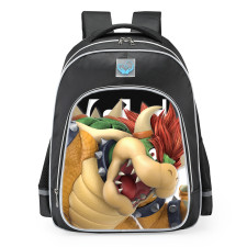 Super Smash Bros Ultimate Bowser School Backpack