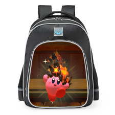 Kirby And The Forgotten Land Volcano Fire Kirby School Backpack
