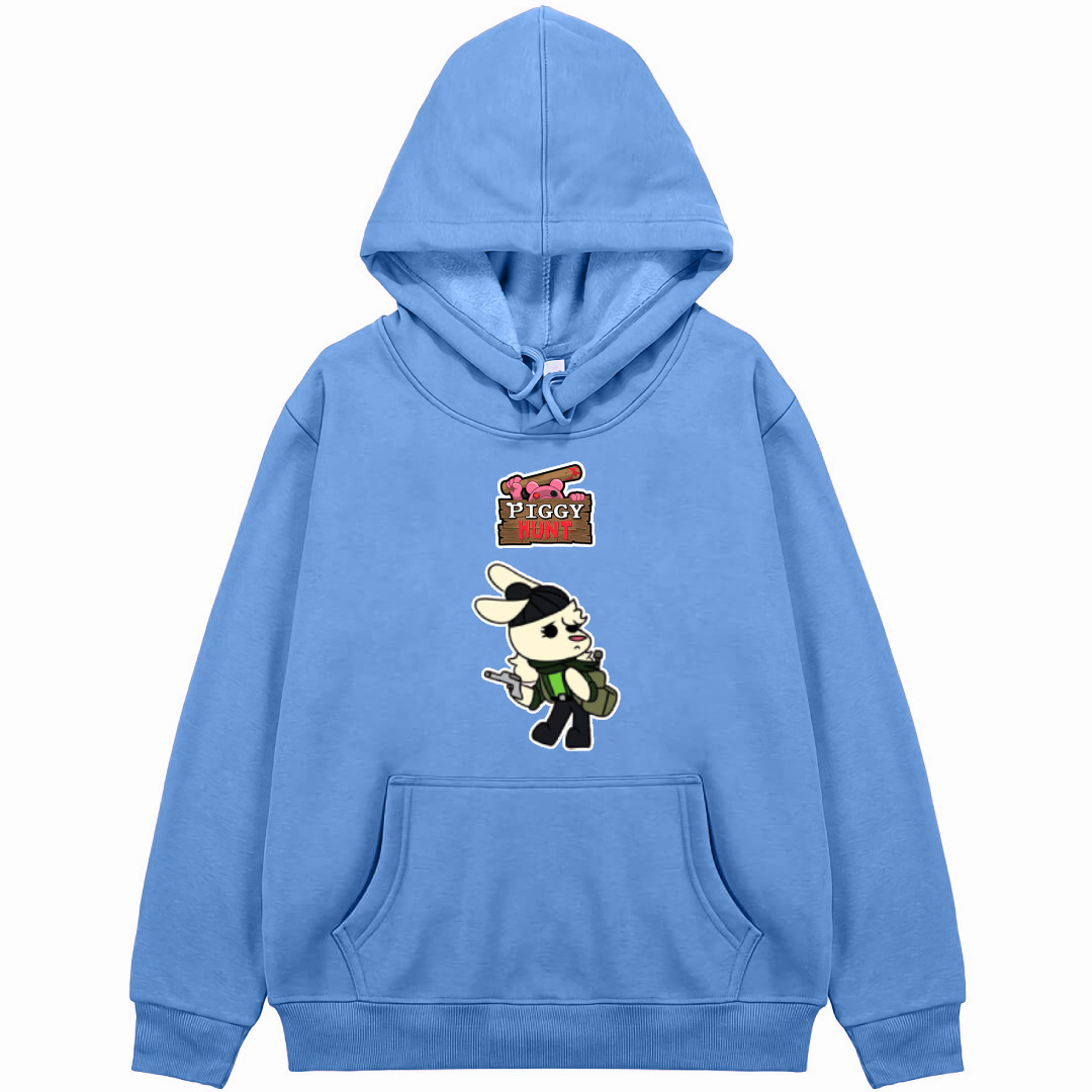 Roblox Piggy Brella Piggy Hoodie Hooded Sweatshirt Sweater Jacket - Brella Piggy The Lost Book Cartoon Art