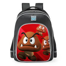 Super Mario Villain Goomba School Backpack