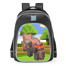 Minecraft Redstone Golem School Backpack
