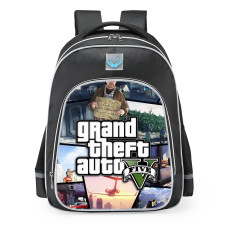 Grand Theft Auto GTA V Logo School Backpack