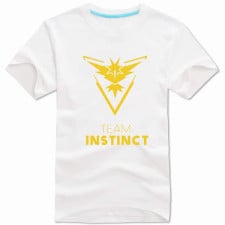 Pokemon Go Yellow Team Instinct White T-Shirt