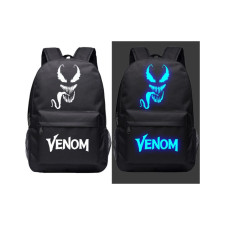 Venom Glow in the Dark Face Rucksack Backpack Schoolbag