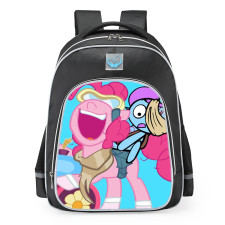 Friday Night Funkin FNF Vs. Corrupted Twilight Sparkle Pibby And Pinkie Pie School Backpack