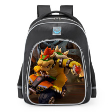 Super Mario Kart Bowser School Backpack