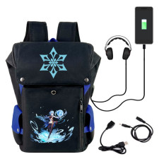 Genshin Impact Ganyu Backpack With USB Charger