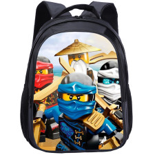 Lego Ninjago 4 Characters Backpack Rucksack