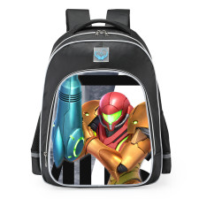 Super Smash Bros Ultimate Samus School Backpack