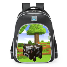 Minecraft Cow School Backpack