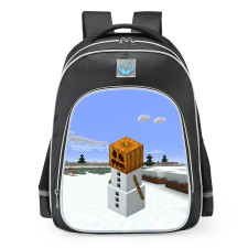 Minecraft Snow Golem School Backpack