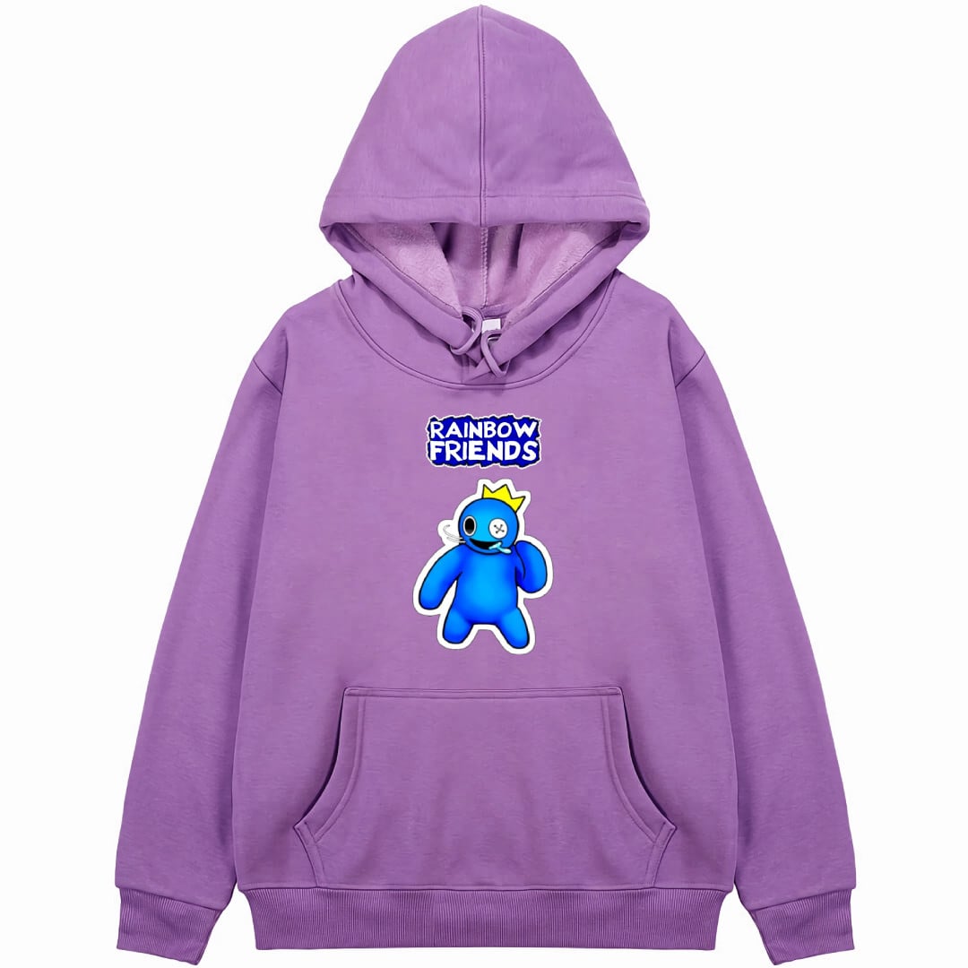 Roblox Rainbow Friends Blue Hoodie Hooded Sweatshirt Sweater Jacket - Blue Run Sticker