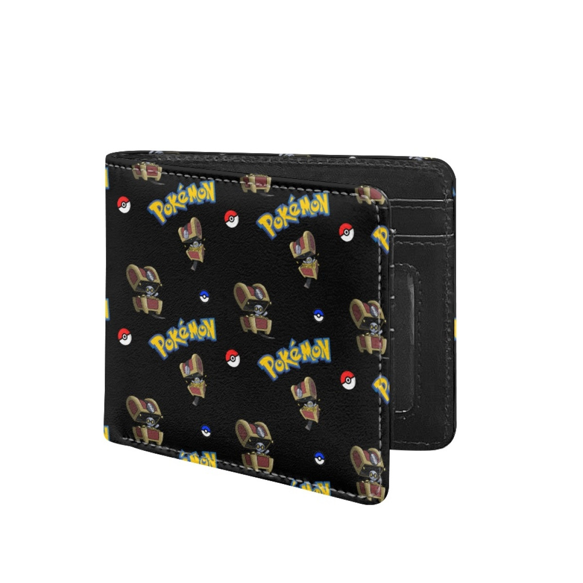 Pokemon Gimmighoul Bifold Wallet - Chest Form Gimmighoul Character Series Art