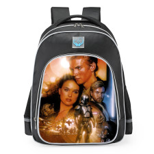 Star Wars Attack of the Clones Movie Poster Backpack Rucksack