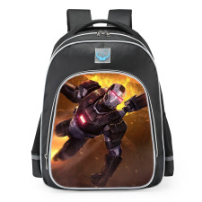 Marvel Contest Of Champions War Machine School Backpack